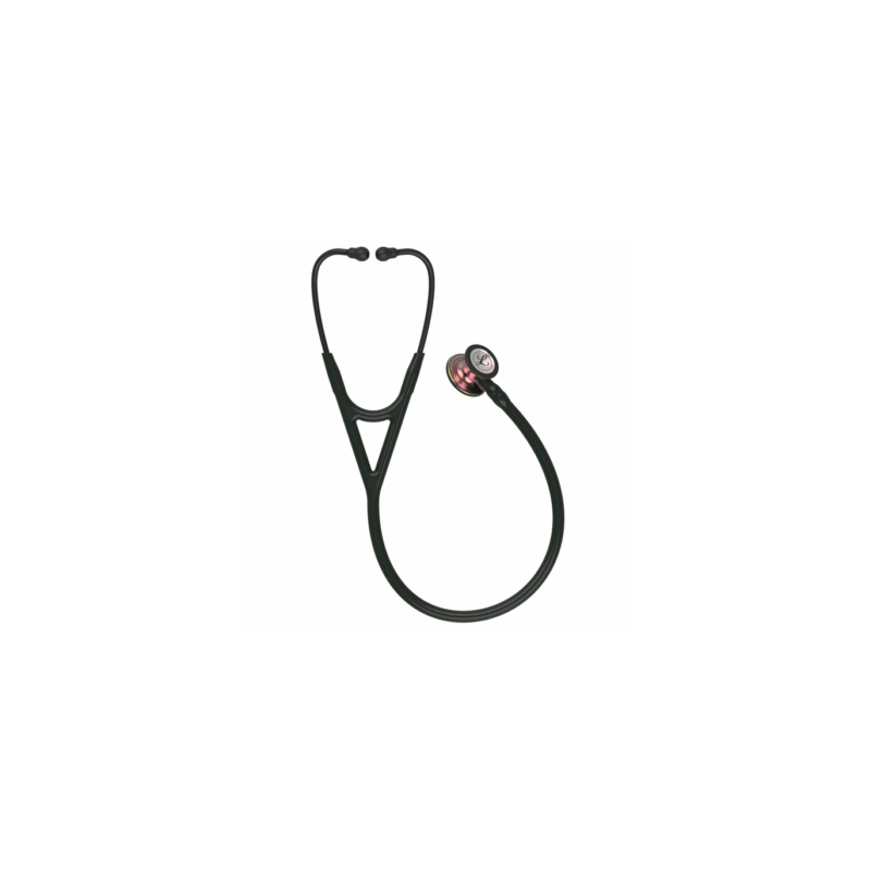 Estetoscopio Littmann Cardiology IV Tubo Negro acabado Arcoíris (3M)