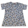 Filipina estampada de vacas para dama TALLA MEDIANA (Mondo P)