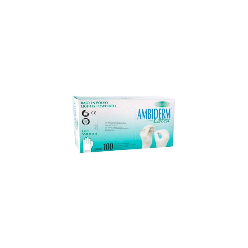 Guante de exploración Ambiderm látex Confort no estéril (Ambiderm)