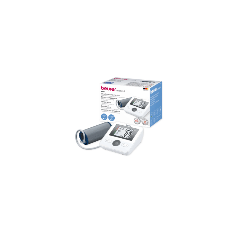 Monitor de Presión Arterial con Brazalete Universal y Detector de Arritmias BM27 (Beurer)