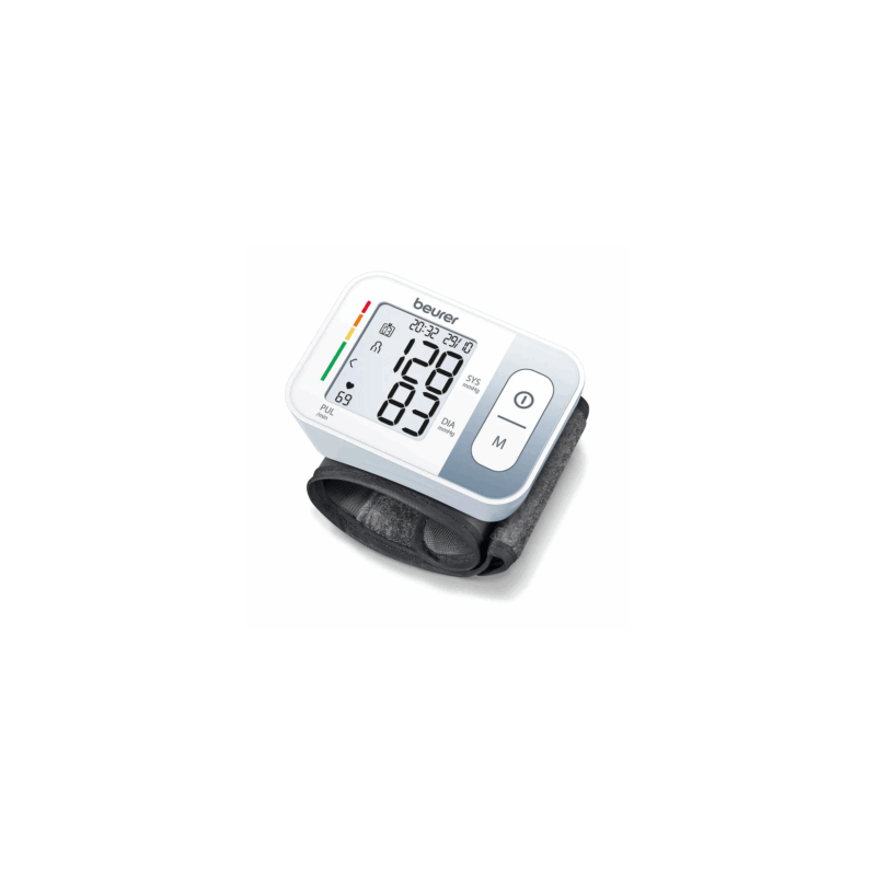Monitor de Presión Arterial Digital de Muñeca, Cuenta con Medidor de Pulso, Indicador de Riesgo y Detector de Arritmias, BC28 (B
