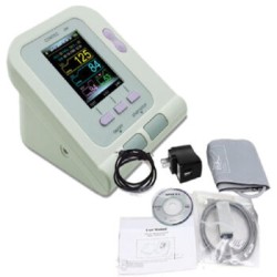 Monitor portátil, baumanómetro digital con sensor de oxígeno CONTEC 08A para adulto (Contec)