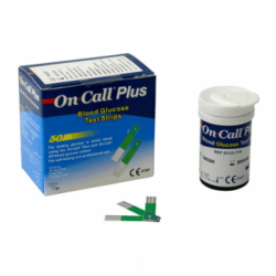 On Call Plus – Tiras reactivas para glucómetro con 50 (On Call)