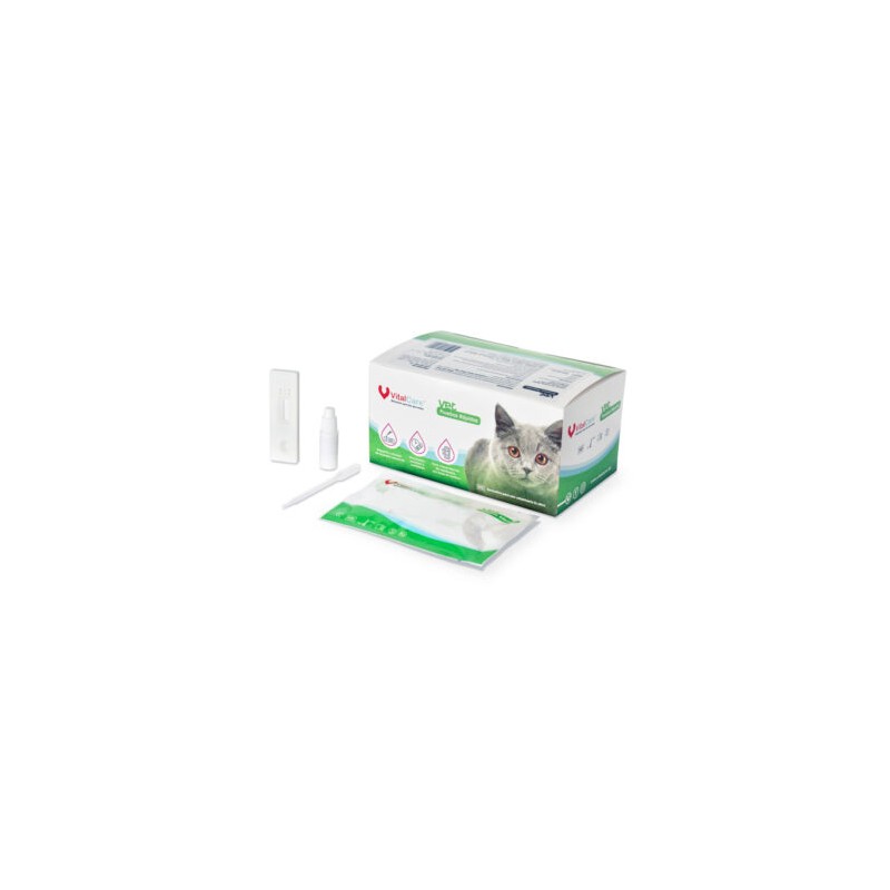 Prueba Felina De Ac Virus De Inmunodeficiencia + Ag Leucemia (VitalCare)