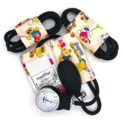 Set de Baumanómetro Aneroide Pediátrico con 3 brazaletes (MedStar)
