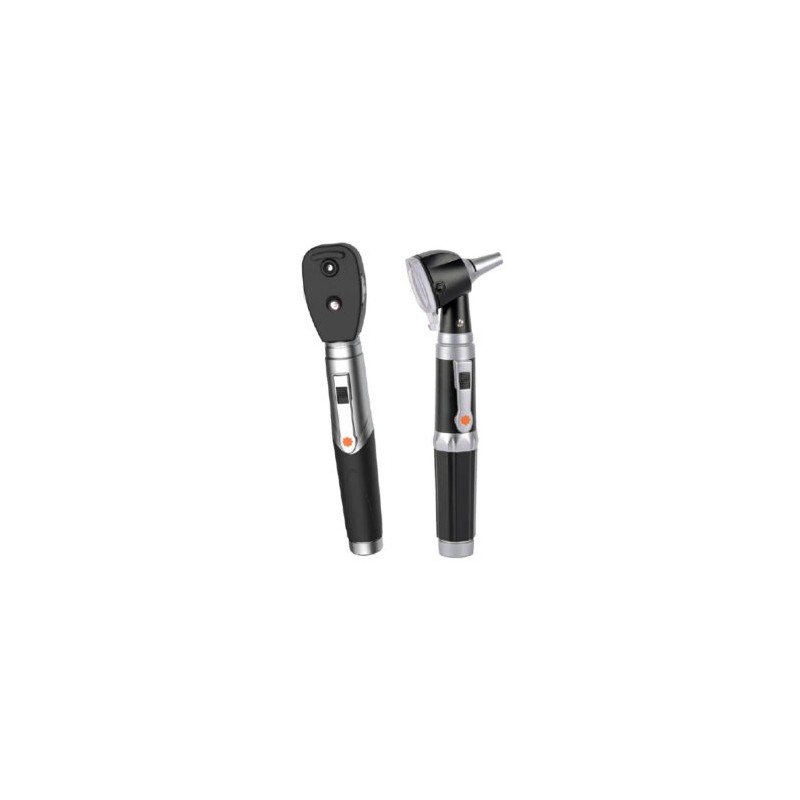 SET de Otoscopio y Oftalmoscopio de fibra óptica con luz LED (Checkatek)