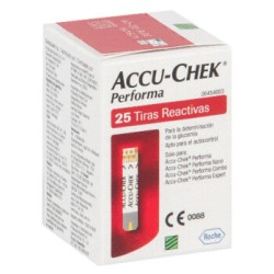 Accu-Chek Performa – Tiras Reactivas para Glucómetro con 25 (Roche Accuchek)