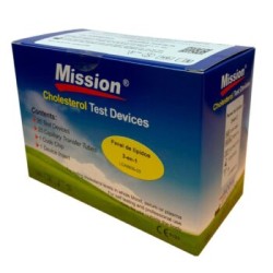 Tiras Reactivas 3 en 1 para medidor de Lípidos (Mission)