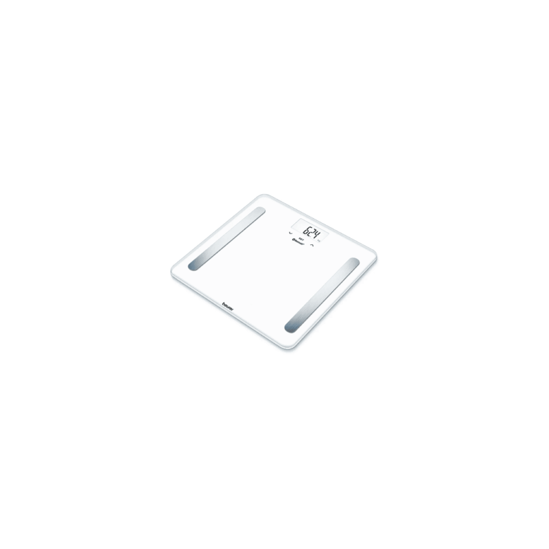 Báscula Bluetooth, Memoria, Análisis Corporal, IMC blanca (beurer)