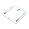 Báscula Bluetooth, Memoria, Análisis Corporal, IMC blanca (beurer)