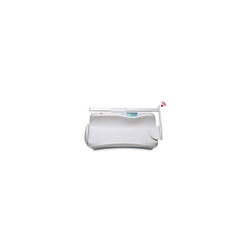 Báscula seca 374W pesabebés con artesa extra amplia, estadímetro seca 233 y transmisión inalámbrica / tecnología 360°  (seca)