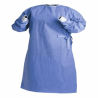 Bata desechable Cirujano, Sencilla, Azul Con 50 pzs (Desechables)