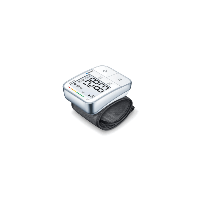 Baumanometro Digital BC57 de Bluetooth para Muñeca Monitor de Presión Arterial, BC57 (Beurer)
