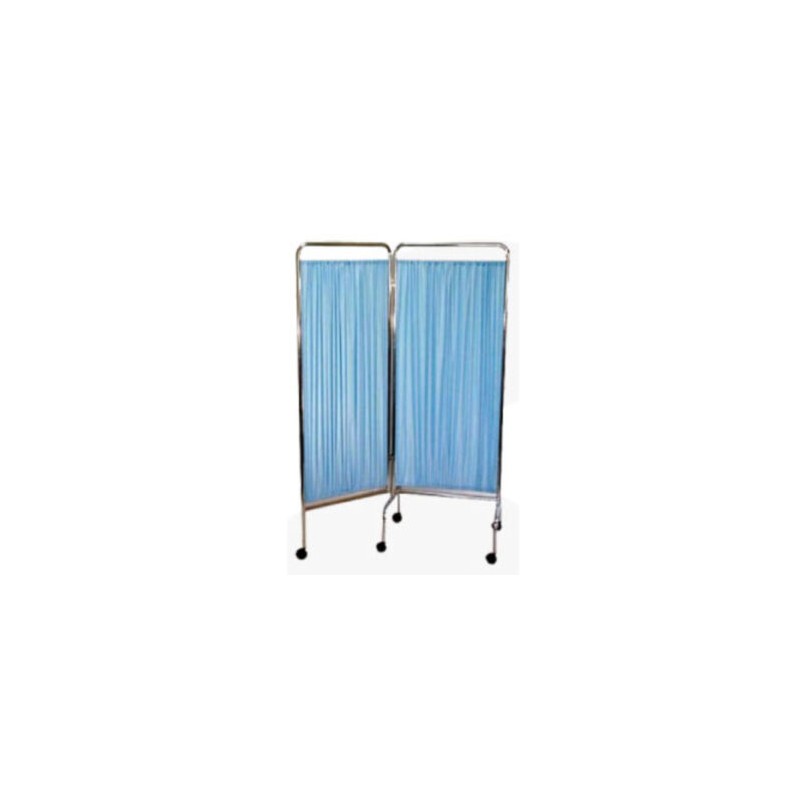 Biombo Doble Estructura Tubular Cromado (LNS)