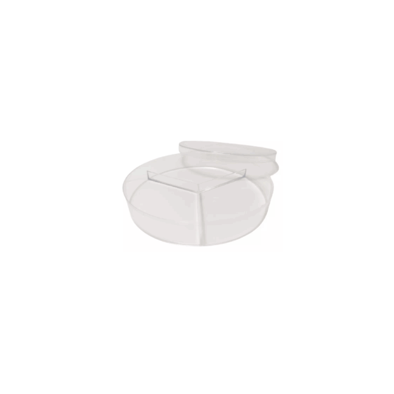 Caja Petri Estéril, Desechable 90×15 mm, (Y) Triple , (Doble bolsa) 500 pza. (RUISANCHEZ)