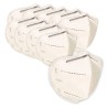 Cubrebocas KN95 blanca – Caja con 50 (Desechables)